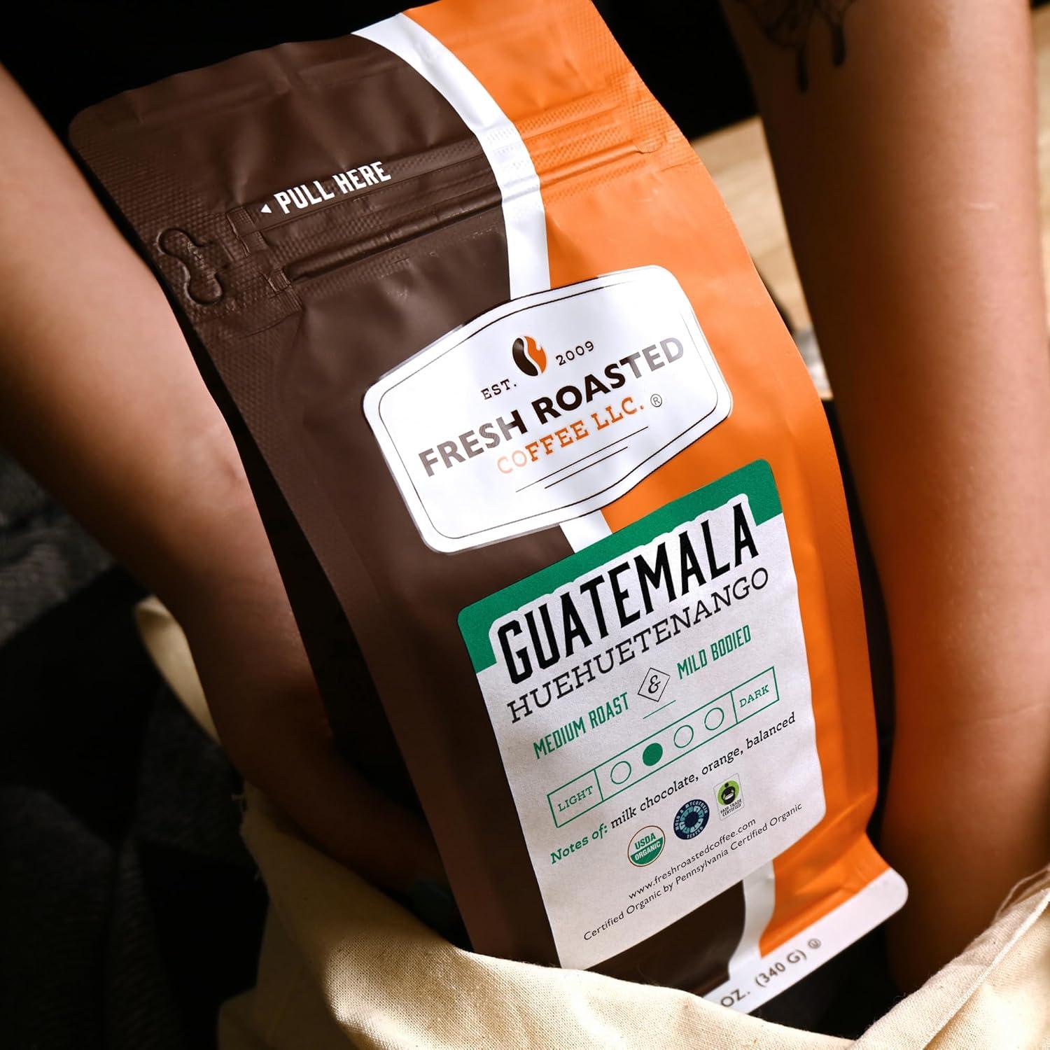 image:imageFresh Roasted Coffee Organic Dark Mexican Mold amp Myco 3rd Party Tested USDA Kosher Dark Roast 5 lb 80 oz GroundOrganic Guatemalan Huehuetenango