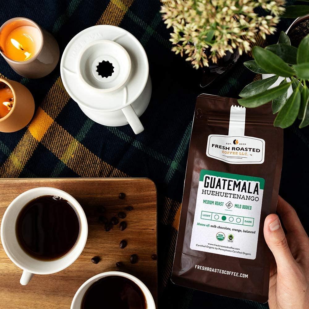 image:imageFresh Roasted Coffee Organic Dark Mexican Mold amp Myco 3rd Party Tested USDA Kosher Dark Roast 5 lb 80 oz GroundOrganic Guatemalan Huehuetenango