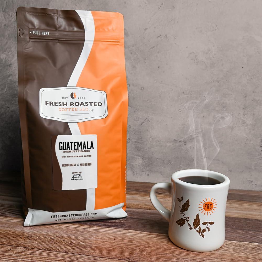 image:imageFresh Roasted Coffee Organic Dark Mexican Mold amp Myco 3rd Party Tested USDA Organic Kosher Dark Roast 5 lb 80 oz Whole BeanGuatemalan Huehuetenango