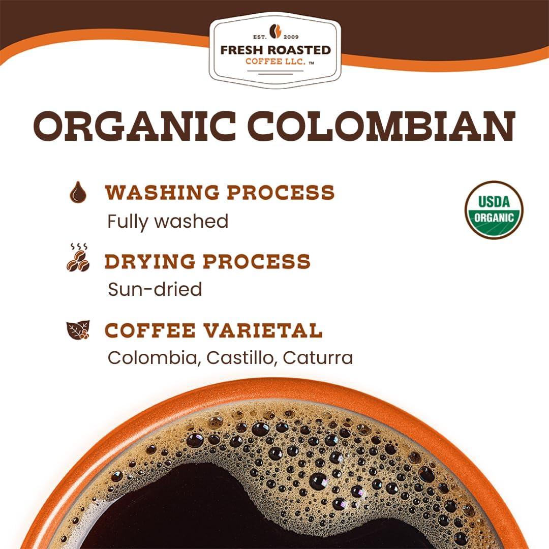 image:imageFresh Roasted Coffee Organic Dark Mexican Mold amp Myco 3rd Party Tested USDA Organic Kosher Dark Roast 5 lb 80 oz Whole BeanOrganic Colombian