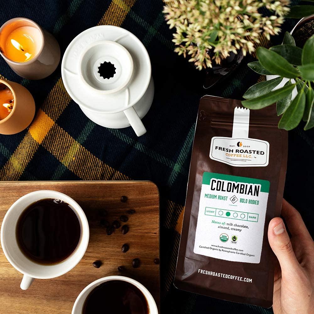image:imageFresh Roasted Coffee Organic Dark Mexican Mold amp Myco 3rd Party Tested USDA Organic Kosher Dark Roast 5 lb 80 oz Whole BeanOrganic Colombian