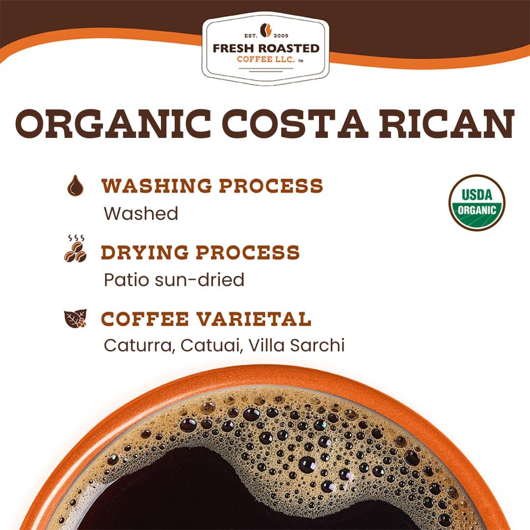 image:imageFresh Roasted Coffee Organic Dark Mexican Mold amp Myco 3rd Party Tested USDA Organic Kosher Dark Roast 5 lb 80 oz Whole BeanOrganic Costa Rican