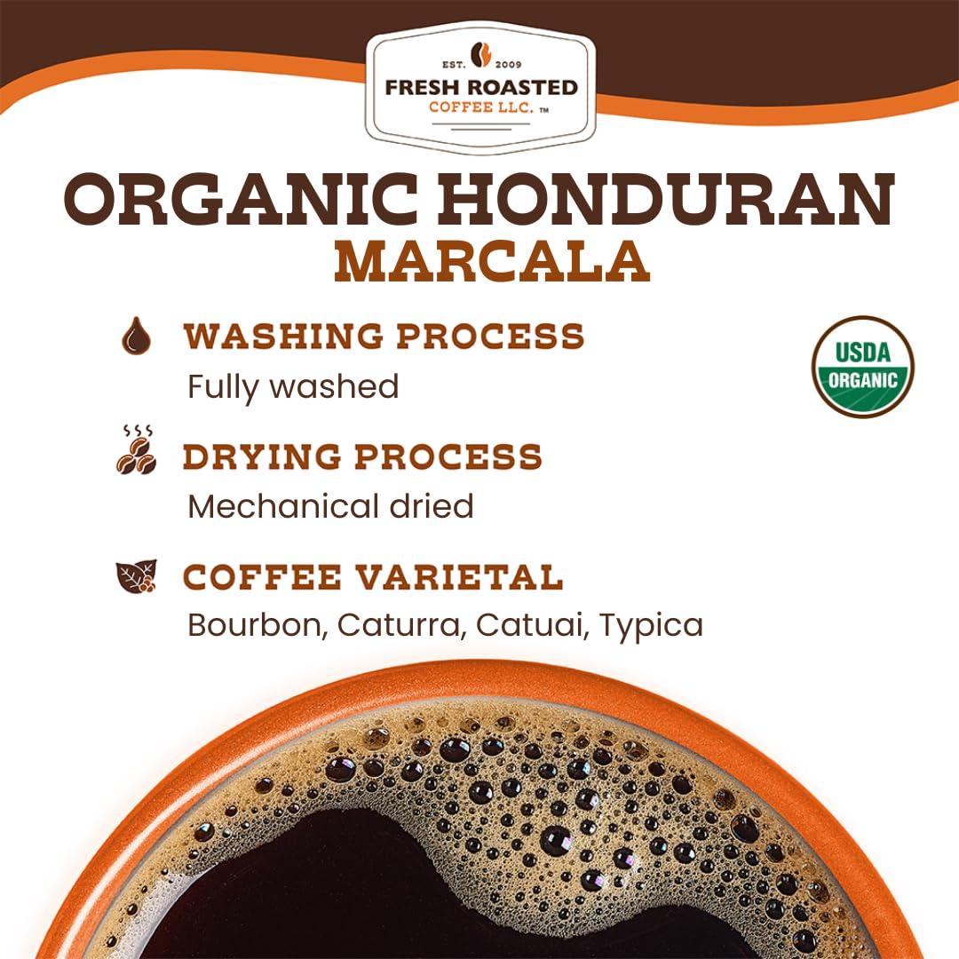 image:imageFresh Roasted Coffee Organic Dark Mexican Mold amp Myco 3rd Party Tested USDA Organic Kosher Dark Roast 5 lb 80 oz Whole BeanOrganic Honduran Marcala