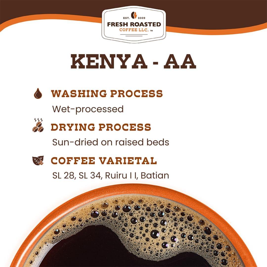 image:imageFresh Roasted Coffee Organic Ethiopian Yirgacheffe USDA Organic Kosher 3rd Party Tested for Mold Myco Pesticides 2 lb 32 oz Whole BeanKenya AA