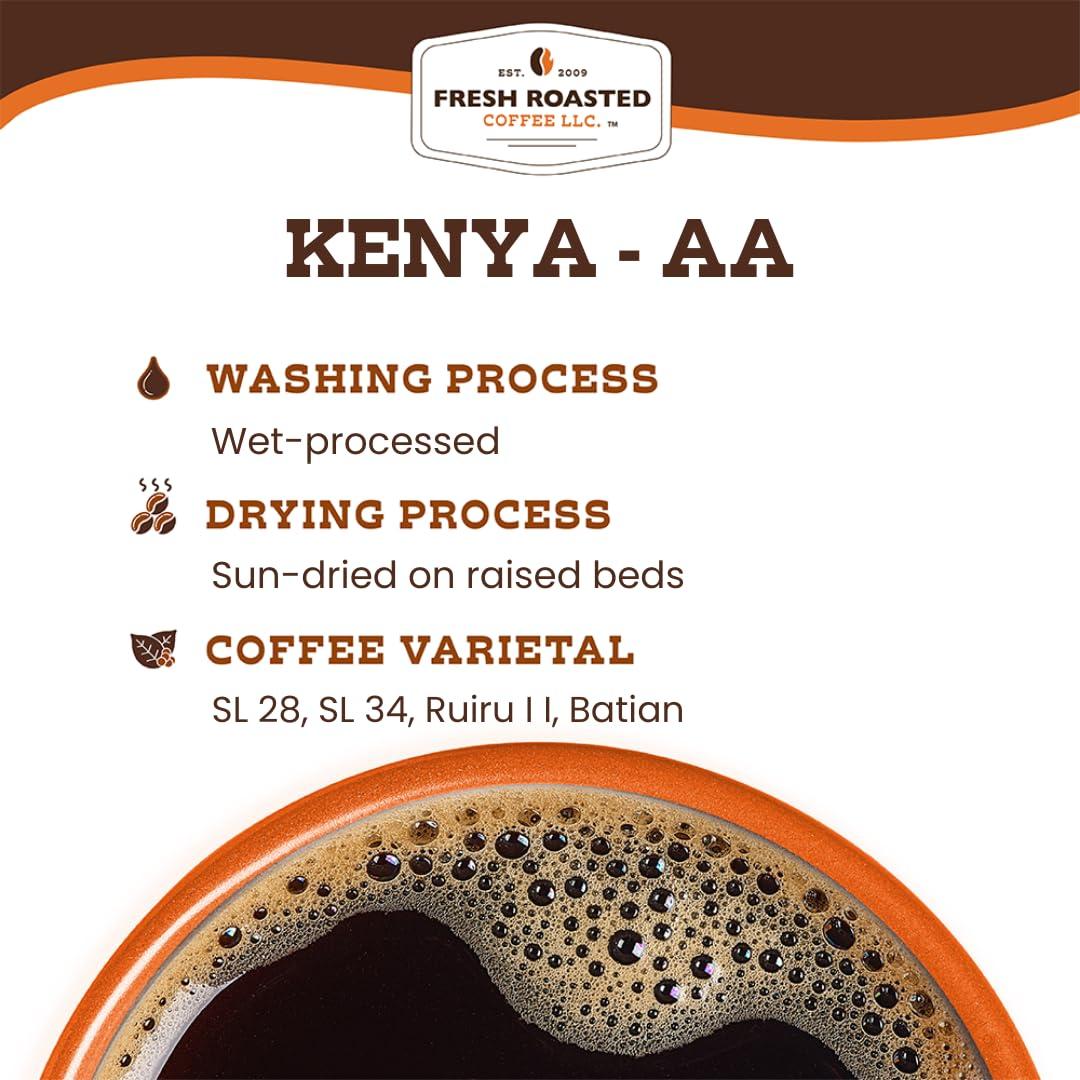 image:imageFresh Roasted Coffee Organic Ethiopian Yirgacheffe USDA Organic Kosher 3rd Party Tested for Mold Myco Pesticides 2 lb 32 oz Whole BeanKenya AA