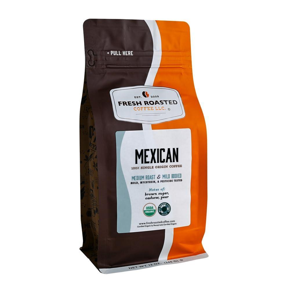 image:imageFresh Roasted Coffee Organic Dark Mexican  Mold amp Myco 3rd Party Tested USDA Organic Kosher  Dark Roast 5 lb 80 oz Whole BeanOrganic Mexican