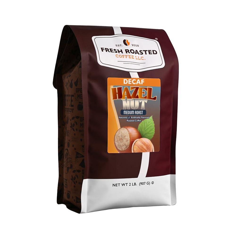 image:imageFresh Roasted Coffee Organic Peru WaterProcessed HalfCaf  Mold amp Myco 3rd Party Tested USDA Organic Kosher  Med Roast 5 lb 80 oz Whole BeanHazelnut