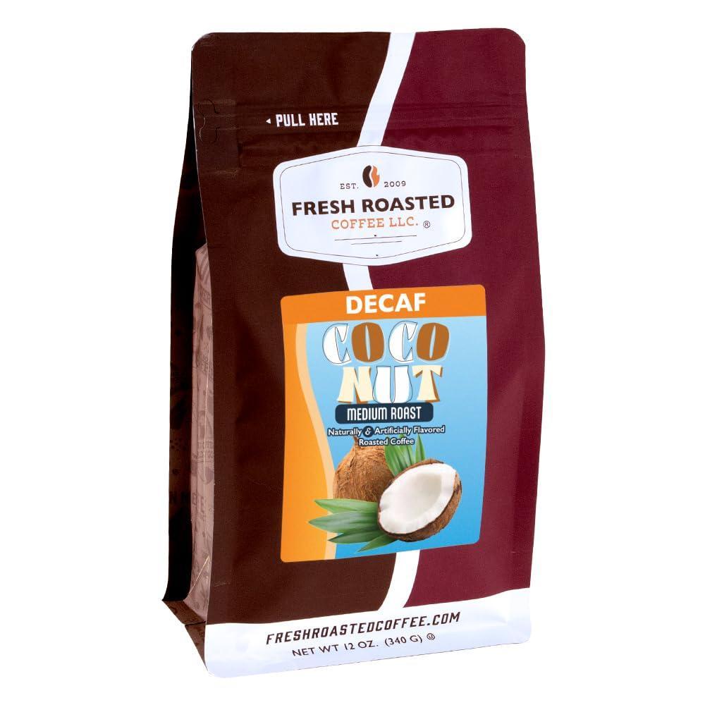 image:imageFresh Roasted Coffee USDA Organic Peru WaterProcessed Decaf  3rd Party Tested for Pesticides Mold Mycotoxins Kosher  100 Arabica Specialty Grade Med Roast 2 lb 32 oz GroundDecaf Coconut