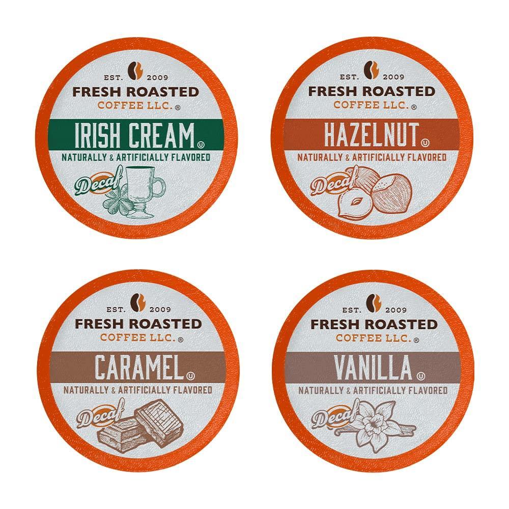 image:imageFresh Roasted Coffee USDA Organic Peru WaterProcessed Decaf  3rd Party Tested for Pesticides Mold Mycotoxins Kosher  100 Arabica Specialty Grade Med Roast 72 Pods for K Cup BrewersDecaf Traditional