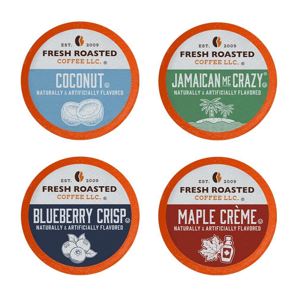 image:imageFresh Roasted Coffee USDA Organic Peru WaterProcessed Decaf  3rd Party Tested for Pesticides Mold Mycotoxins Kosher  100 Arabica Specialty Grade Med Roast 72 Pods for K Cup BrewersFun Flavors