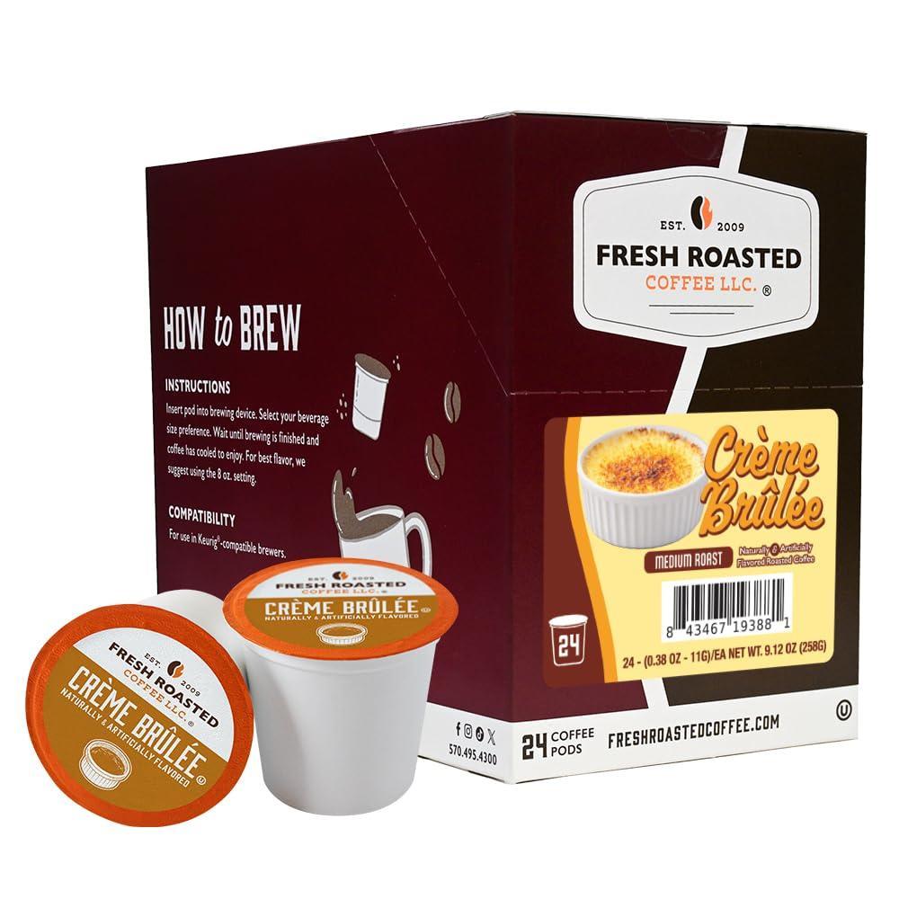 image:imageFresh Roasted Coffee USDA Organic Peru WaterProcessed Decaf  3rd Party Tested for Pesticides Mold Mycotoxins Kosher  100 Arabica Specialty Grade Med Roast 72 Pods for K Cup BrewersCrme Brle