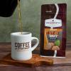 Fresh Roasted Coffee, Organic Peru Water-Processed Half-Caf | Mold & Myco 3rd Party Tested, USDA Organic, Kosher | Med Roast 5 lb (80 oz) Whole Bean(Decaf Hazelnut)