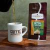 Fresh Roasted Coffee, Organic Peru Water-Processed Half-Caf | Mold & Myco 3rd Party Tested, USDA Organic, Kosher | Med Roast 5 lb (80 oz) Whole Bean(Decaf Irish Cream)