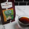 Fresh Roasted Coffee, Organic Peru Water-Processed Half-Caf | Mold & Myco 3rd Party Tested, USDA Organic, Kosher | Med Roast 5 lb (80 oz) Whole Bean(Decaf Irish Cream)