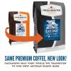 Fresh Roasted Coffee, Organic Peru Water-Processed Half-Caf | Mold & Myco 3rd Party Tested, USDA Organic, Kosher | Med Roast 5 lb (80 oz) Whole Bean(Organic Black Knight Water-Processed Decaf)