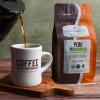 Fresh Roasted Coffee, Organic Peru Water-Processed Half-Caf | Mold & Myco 3rd Party Tested, USDA Organic, Kosher | Med Roast 5 lb (80 oz) Whole Bean(Organic Peru Water-Processed Half-Caf)