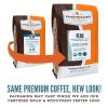 Fresh Roasted Coffee, Organic Peru Water-Processed Half-Caf | Mold & Myco 3rd Party Tested, USDA Organic, Kosher | Med Roast 5 lb (80 oz) Whole Bean(Organic Peru Water-Processed Decaf)