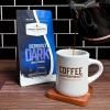 Fresh Roasted Coffee, Organic Peru Water-Processed Half-Caf | Mold & Myco 3rd Party Tested, USDA Organic, Kosher | Med Roast 5 lb (80 oz) Whole Bean(Seriously Dark Decaf)