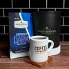 Fresh Roasted Coffee, Organic Peru Water-Processed Half-Caf | Mold & Myco 3rd Party Tested, USDA Organic, Kosher | Med Roast 5 lb (80 oz) Whole Bean(Seriously Dark Decaf)