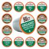 Fresh Roasted Coffee, USDA Organic Peru Water-Processed Decaf | 3rd Party Tested for Pesticides, Mold, Mycotoxins, Kosher | 100% Arabica, Specialty Grade, Med Roast 72 Pods for K Cup Brewers(Organic Single Origin Variety Pack)