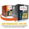 Fresh Roasted Coffee, USDA Organic Peru Water-Processed Decaf | 3rd Party Tested for Pesticides, Mold, Mycotoxins, Kosher | 100% Arabica, Specialty Grade, Med Roast 72 Pods for K Cup Brewers(Correggio Italian Blend)