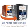 Fresh Roasted Coffee, USDA Organic Peru Water-Processed Decaf | 3rd Party Tested for Pesticides, Mold, Mycotoxins, Kosher | 100% Arabica, Specialty Grade, Med Roast 72 Pods for K Cup Brewers(Seriously Dark Decaf)