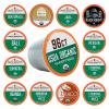 Fresh Roasted Coffee, USDA Organic Peru Water-Processed Decaf | 3rd Party Tested for Pesticides, Mold, Mycotoxins, Kosher | 100% Arabica, Specialty Grade, Med Roast 72 Pods for K Cup Brewers(USDA Organic Variety Pack)