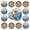 Fresh Roasted Coffee, USDA Organic Peru Water-Processed Decaf | 3rd Party Tested for Pesticides, Mold, Mycotoxins, Kosher | 100% Arabica, Specialty Grade, Med Roast 72 Pods for K Cup Brewers(Organic Water Process Decaf Variety Pack)