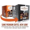 Fresh Roasted Coffee, USDA Organic Peru Water-Processed Decaf | 3rd Party Tested for Pesticides, Mold, Mycotoxins, Kosher | 100% Arabica, Specialty Grade, Med Roast 72 Pods for K Cup Brewers(Organic Drago)