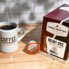 Fresh Roasted Coffee, USDA Organic Peru Water-Processed Decaf | 3rd Party Tested for Pesticides, Mold, Mycotoxins, Kosher | 100% Arabica, Specialty Grade, Med Roast 72 Pods for K Cup Brewers(Holiday Spice)