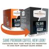 Fresh Roasted Coffee, USDA Organic Peru Water-Processed Decaf | 3rd Party Tested for Pesticides, Mold, Mycotoxins, Kosher | 100% Arabica, Specialty Grade, Med Roast 72 Pods for K Cup Brewers(FRC Dark Roast Blend)