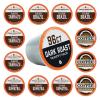 Fresh Roasted Coffee, USDA Organic Peru Water-Processed Decaf | 3rd Party Tested for Pesticides, Mold, Mycotoxins, Kosher | 100% Arabica, Specialty Grade, Med Roast 72 Pods for K Cup Brewers(Dark Roast Variety Pack)