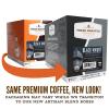 Fresh Roasted Coffee, USDA Organic Peru Water-Processed Decaf | 3rd Party Tested for Pesticides, Mold, Mycotoxins, Kosher | 100% Arabica, Specialty Grade, Med Roast 72 Pods for K Cup Brewers(Organic Black Knight)