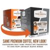 Fresh Roasted Coffee, USDA Organic Peru Water-Processed Decaf | 3rd Party Tested for Pesticides, Mold, Mycotoxins, Kosher | 100% Arabica, Specialty Grade, Med Roast 72 Pods for K Cup Brewers(Organic Donut Shop)