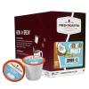 Fresh Roasted Coffee, USDA Organic Peru Water-Processed Decaf | 3rd Party Tested for Pesticides, Mold, Mycotoxins, Kosher | 100% Arabica, Specialty Grade, Med Roast 72 Pods for K Cup Brewers(Coconut)