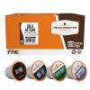Fresh Roasted Coffee, USDA Organic Peru Water-Processed Decaf | 3rd Party Tested for Pesticides, Mold, Mycotoxins, Kosher | 100% Arabica, Specialty Grade, Med Roast 72 Pods for K Cup Brewers(Bold Artisan Blend Variety Pack)