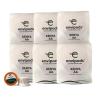 Fresh Roasted Coffee, USDA Organic Peru Water-Processed Half Caf envipods | 3rd Party Tested for Pesticides, Mold, Mycotoxins, BPI Compostable | Med Roast 72 CT Pods for K Cup Brewers(Kenya-AA)