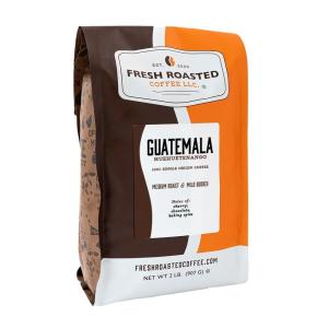 Fresh Roasted Coffee, Organic Dark Mexican | Mold & Myco 3rd Party Tested, USDA Organic, Kosher | Dark Roast 5 lb (80 oz) Whole Bean(Guatemala Huehuetenango)