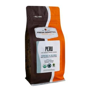 Fresh Roasted Coffee, Organic Dark Mexican | Mold & Myco 3rd Party Tested, USDA Organic, Kosher | Dark Roast 5 lb (80 oz) Whole Bean(Organic Peru)