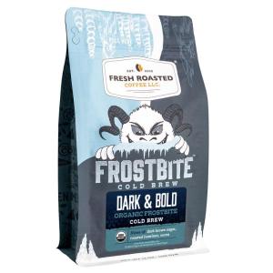 Fresh Roasted Coffee, Organic Frostbite Cold Brew | Mold & Myco 3rd Party Tested, USDA Organic, Kosher | Medium Roast | 12 oz Coarse Ground(Organic Dark & Bold Frostbite Cold Brew)