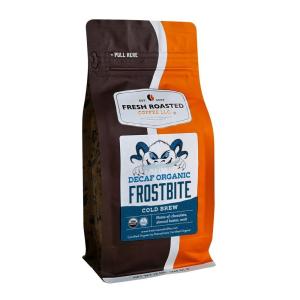 Fresh Roasted Coffee, Organic Frostbite Cold Brew | Mold & Myco 3rd Party Tested, USDA Organic, Kosher | Medium Roast | 5 lb Whole Bean(Decaf Organic Frostbite)