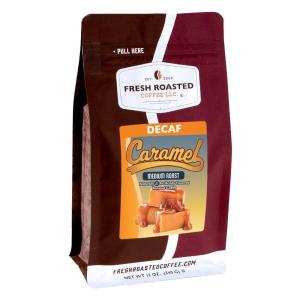 Fresh Roasted Coffee, USDA Organic Peru Water-Processed Decaf | 3rd Party Tested for Pesticides, Mold, Mycotoxins, Kosher | 100% Arabica, Specialty Grade, Med Roast 2 lb (32 oz) Ground(Decaf Caramel)