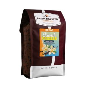 Fresh Roasted Coffee, USDA Organic Peru Water-Processed Decaf | 3rd Party Tested for Pesticides, Mold, Mycotoxins, Kosher | 100% Arabica, Specialty Grade, Med Roast 2 lb (32 oz) Ground(French Vanilla)