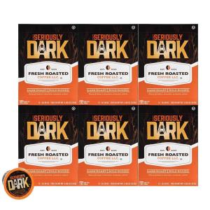 Fresh Roasted Coffee, USDA Organic Peru Water-Processed Decaf | 3rd Party Tested for Pesticides, Mold, Mycotoxins, Kosher | 100% Arabica, Specialty Grade, Med Roast 72 Pods for K Cup Brewers(Seriously dark)