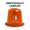 Fresh Roasted Coffee Espresso Pods for Nespresso OriginalLine, Indian Monsoon Malabar, 10 Aluminum Capsules(Correggio Italian Craft Espresso)