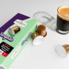 Fresh Roasted Coffee Espresso Pods for Nespresso OriginalLine, Indian Monsoon Malabar, 10 Aluminum Capsules(Italian Craft Espresso Variety)