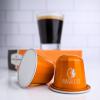 Fresh Roasted Coffee Espresso Pods for Nespresso OriginalLine, Indian Monsoon Malabar, 10 Aluminum Capsules(Masaccio Italian Craft Espresso)