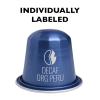 Fresh Roasted Coffee Espresso Pods for Nespresso OriginalLine, Indian Monsoon Malabar, 10 Aluminum Capsules(Organic Decaf Peru)