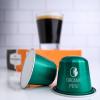 Fresh Roasted Coffee Espresso Pods for Nespresso OriginalLine, Indian Monsoon Malabar, 10 Aluminum Capsules(Organic Peru)