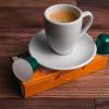 Fresh Roasted Coffee Espresso Pods for Nespresso OriginalLine, Indian Monsoon Malabar, 10 Aluminum Capsules(Organic Peruzzi Italian Craft)